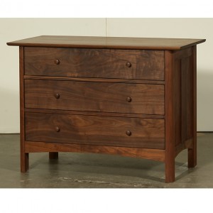 3 Drawer chest design by Vermont Furniture Design